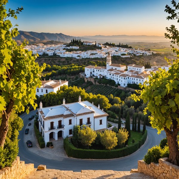 Où séjourner pour des vacances en Andalousie avec des cours de cuisine espagnole et des visites de bodegas?