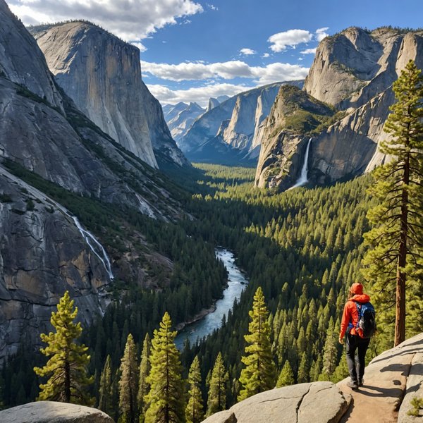 Quels sont les meilleurs conseils pour une randonnée dans la vallée de Yosemite, USA : itinéraires et équipements ?